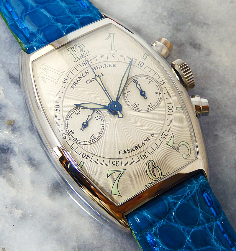 フランク ミューラー カサブランカ クロノグラフ シースルーバック